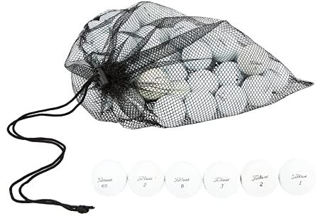 Clean Green Golf Balls 48 Bälle, recycelte und gebrauchte Golfbälle für Titleist Pro V1 Markenmischung, guter Zustand, abgestufter Ball für Titleist-Golfbälle Prov1 Golfbälle, inklusive