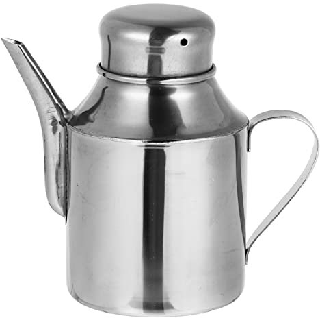 EXCEART 1 Pc Olla Para Perforar Ojos Nariz Aspirador Nasal Para Bebe Olla De Lavado De Ojos Limpiador De Cafetera Limpiador De Estufas Pote De Neti Grasa Bebé Acero Inoxidable Dispensador