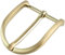 BELTINGER Gürtelschnalle rund 4,0 cm | Buckle Schließe Gürtelschließe 40mm Massiv | Dorn-Schließe | Wechselgürtel bis 4cm | Gold matt