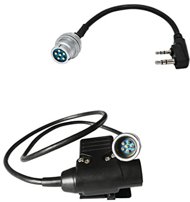 TS TAC-SKY AN/PRC 148 152 152A virtuelles Funkgerätgehäuse Walkie-Talkie DIY-Anschluss U 283 U-283 und PRC-Attrappengehäuse ptt 6pin u94 ptt (Color : U94u283)