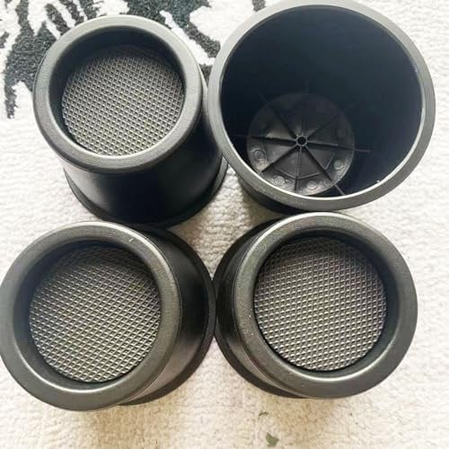4pcs Tacos Elevadores, 10cm Elevadores de Muebles, Elevadores de Muebles Redondos, Elevador de Cama para Buceadores, Muebles,Soporte de Mesa, Sofá