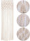 Makramee Wandbehang Boho Deko Handgemachte Gewebte Wandteppich Boho Makramee Vorhang Tür für Hochzeit Hintergrund Fenstervorhänge, 203cm (L) x 74cm (W)