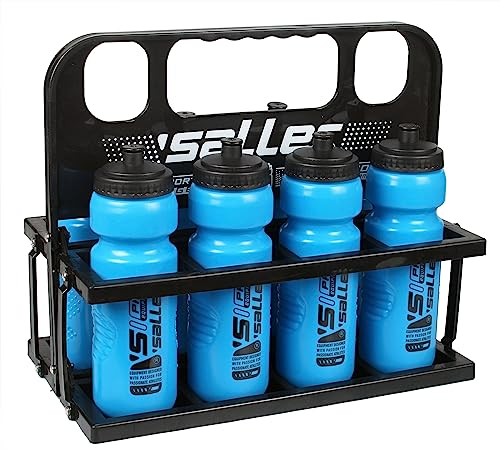 Saller Flaschenhalter Set inkl. 8 Trinkflaschen »sallerEntry« - blau