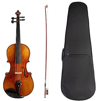 SCTOU Geige 4/4 3/4 1/2 1/4 1/8 Akustische Violine Fichte Fichte Decke Professionelle Saiten Instrument W/Case Bogen Für Geiger Liebhaber (Color : 1/2)