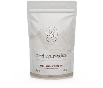 Neel Ayurvedics Mehandi | Henna | Lawsonia inermis Powder - 300 GM