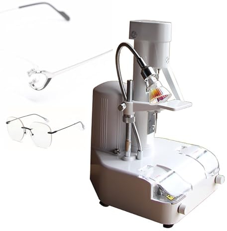 BrightFootBook Optical Lens Groover/Optical Lens Drilling Machine for Frameless Glasses, Automatic Drilling Groover for Optical Shop, Optometry Training Centers, Hospitals