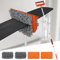 Qaestfy Ceiling Fan Cleaner Duster with 62.5 Extendable Long Handle Ceiling Fan Blade Cleaning Tool, Reusable Chenille & Microfiber Mop Head for Dusting Ceiling Fan Skirting board Wall Floor