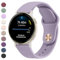 Mugust Garmin Armband für Vivoactive 5/3, Vivomove 3/HR/Luxe/Style, Forerunner 55/245/645 - 20mm Silikon Sportarmband, Verstellbares Ersatz-Uhrenarmband, Taro Lila