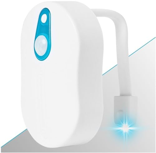 HAPPY GIZMOS Motion Sensor Toilet Bowl Night Light | Upgraded Non-Slip Adhesive Strip Toilet Light Inside Toilet | 16-Colour Changes Bathroom Motion Sensor Toilet Bowl Seat Night Light