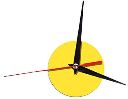 dijiusidy ABS Wanduhr Mechanismus DIY Geändert Ersatz Anti rost Einfarbig Analog Uhren Mechanismen Teil Zubehör, Gold klein