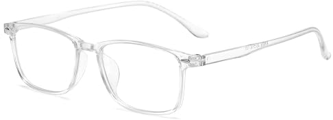 SRLWMYI Blaulichtfilter Brille Damen Herren Computerbrille Gaming Schutzbrille Tr90 Brillenfassung Blaulichtbrille Uv Blaues Blockiert Superleichte Brillen haben kein Rezept