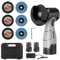 WingFly Mini Angle Grinder, Professional Cordless Angle Grinder 16.8V Battery Powered Low Noise 600W Electric Polisher, with 6 Saw Blades Electric Grinding Tool 76mm