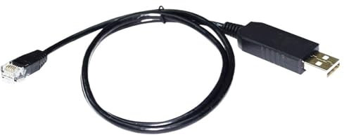 UGGOVXWZH Cavo for Console di Comunicazione PC Batteria al Litio BMS, Cavo SERIALE USB A RJ11 RJ12 6P4C RS232(3.6M)