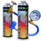 Cool5 Kit complet AC 2 en 1 (2 boîtes 2 en 1 290 g R134a voitures 1995-2016 + tuyau)