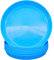 Bloomsworld 8 Toddler Plastic Plates Set, Reusable, BPA Free, Kids Nursery Tableware for Boys and Girls - Blue