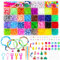 Sofore Gummibänder für Armbänder, 2500+ Kit Loom für Bänder Set 40 Rastern Bunte Gummibänder Kit für Armbänder Mädchen, Elastische Gummibänder für Mädchen Armband