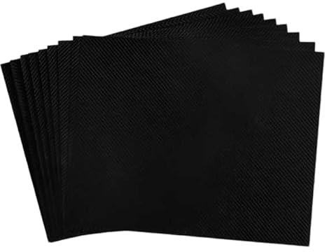 COYOUCO Feuille de Fibre de Carbone, Plaque de Fibre de Carbone 500 x 600 mm, Panneau de Fibre de Carbone à Surface Mate 3K à Tissage sergé,3.5mm