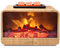Wax Melt Warmer - 3D Dynamic Flame Fireplace Wax Warmer Electric Wax Burner, Wax Melter for Scented Wax with 4 Timer Auto Shut Off PTC Heating Oil Burner for Home Fragrance Office Decor Gift