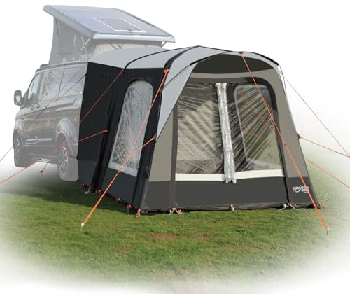 Unikka Tailgate Air II fur Campervan Heckklappe Air Inflation Zelte, Car Awning Camping Vordächer, Quick Assembly Air Poles, Wasserdichtes Wasser Spalte Tunnel Zelt, Bus-Zelt, Air Awning