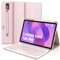 JADEMALL Clavier pour Lenovo Idea Tab Pro 12.7 2025, Coque Clavier pour Lenovo Idea Tab P12 Pro 12.7 2025, AZERTY Français Rétroéclairé Bluetooth Détachable, Rosa