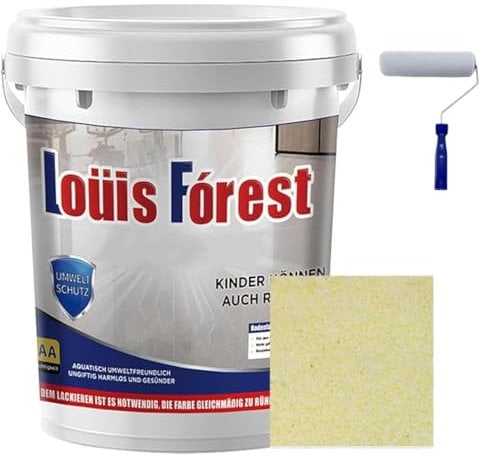ZZLMDZ Pintura epoxi de color arena para pisos, pintura epoxi Louis Forest, pintura de suelos autonivelantes de arena de colores, para hormigón, azulejos, mármol (beige, 500 g)
