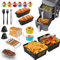Set di accessori per friggitrice ad aria calda, set da 18 pezzi, accessori per friggitrice ad aria calda Ninja doppio cestello XL 9,5 l, SL400EU e AF400EU