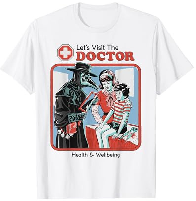 Let's Visit the Doctor Plague Retro Funny Adult Humor T-Shirt