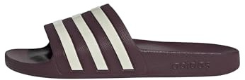 adidas Damen Adilette Aqua Slides Sandal, Maroon/Off White/Off White, 43 EU