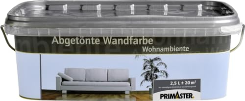 Primaster Wandfarbe Wohnambiente 2,5L Himmelblau Matt Innenfarbe Deckenfarbe