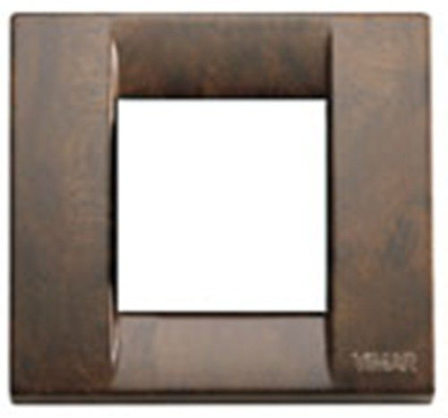 VIMAR – Platte Idee 1 – 2 Module Metall Wurzelholz Nussbaum 17092.41