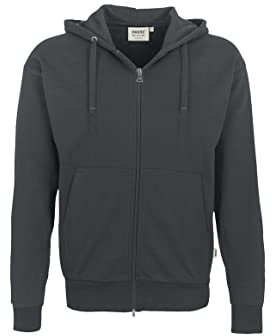 HAKRO Kapuzen-Sweatjacke Premium, anthrazit, 3XL