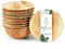 Wiseware Palmblatt Schale 350 ml – 25 Stück runde Einwegschüsseln Ø 16,5 cm – biologisch abbaubare Palmblatt Schalen – kompostierbares Partygeschirr – nachhaltiges Bio Einweggeschirr