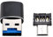 NFHK USB 3.0 to Micro SD SDXC TF Card Reader with Micro USB 5pin OTG Adapter for Tablet/Cell Phone