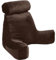 Bananair - Coussin de Lecture Doux & Confortable - Fabriqué en France - Soutien Dorsal Optimal - Accoudoirs Pratiques et Assise Ergonomique - Oreiller/Fauteuil de Lecture (Chocolat)