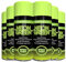 Classic Signature - 6 x Neon Green 200ML, Spray Paint Aerosol Fluorescent Bright Graffiti (Banksey) Matt Finish
