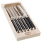 Jean Dubost - Couteaux Laguiole noir, coffret 6