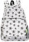 ECO CHIC Lightweight Foldable Water Resistant Backpack Rucksack Folds into Pouch for Storage (Bumble Bees Grey)