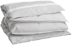 GANT Oxford Stripe Bettdeckenbezug einzeln 135x200cm Farbe Grey