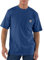 Carhartt Men's mit Tasche Work Utility T-Shirt, Blue, M