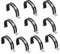 NICAVKIT 10 pcs 60mm serre-câbles en caoutchouc P clips colliers de serrage colliers de serrage serre-câbles kit en acier inoxydable