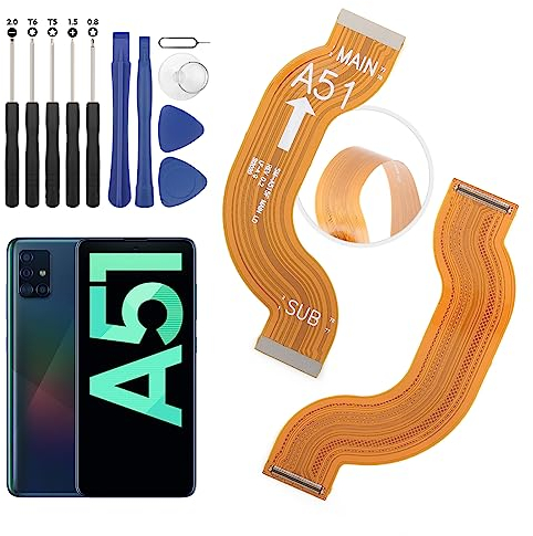 RongZy Flat Flex Kabel Kompatibel mit Samsung Galaxy A51 A515F Mainboard FlexKabel für Samsung Galaxy A51 A515F Mainboard-Verbindung Ersatz