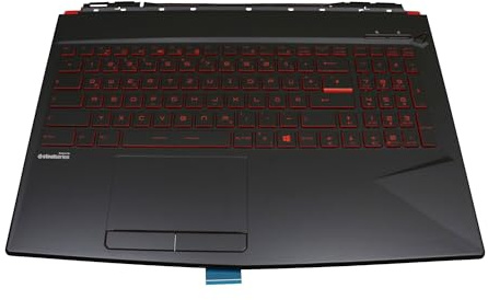 MSI 95716P61EC25 Original Tastatur inkl. Topcase DE (deutsch) schwarz/schwarz mit Backlight