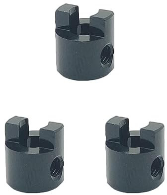 Paowsietiviity 3 set RC Boat Drive Metall Hund Welle für RC Boot Antriebswelle Teile 4mm schwarz