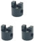 Paowsietiviity 3 set RC Boat Drive Metall Hund Welle für RC Boot Antriebswelle Teile 4mm schwarz