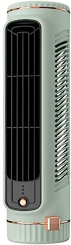 ZUMAHA Abanico Ventilador de Torre de 3 configuraciones de Velocidad, Ventilador sin aspas de Uso Vertical y Horizontal, Ventilador de Escritorio pequeño, liviano y portátil Familiar