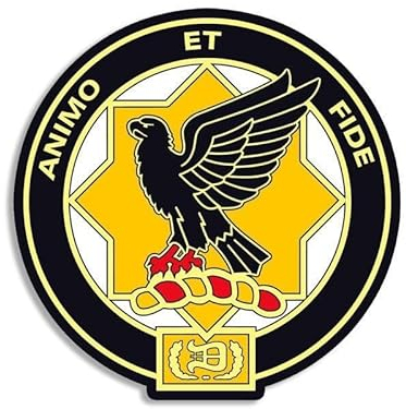 WildeBabsKLBT 12 cm Hochwertiger Autoaufkleber Sticker Aufkleber Selbstklebende Folie Army 1St Cavalry Ammo Et Fide F2709