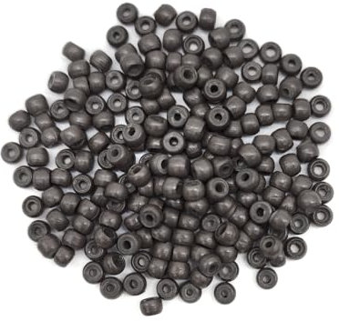 Mebamce 200pcs Silicone Lined Nano Rings Beads Links for Nano Tip Hair Extensions Nano Beads 3.0mm(OD) 1.0mm(ID) 2.0mm(L) 5 Color Optional - Dark Brown