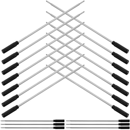 MAGICLULU 20st Gelstift Mit Feiner Spitze Praktische Nachfüllminen Für Tintenschreiber Nachfüllungen Für Rote Stifte Ersatz Nachfüllen Nachfüllungen Für Kugelschreiber Student Metall Patrone