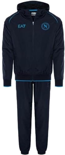 SSC NAPOLI Unisex Season 23/24 Sommeranzug Mit Kapuze Jumpsuit, Marineblau, 3XL