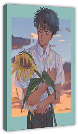 EYEZER Exclusive Art Anime Banana Fish Poster 8 Leinwand Poster Wandkunst Dekor Druck Bild Gemälde für Wohnzimmer Schlafzimmer Dekoration Rahmenstil 30 x 45 cm